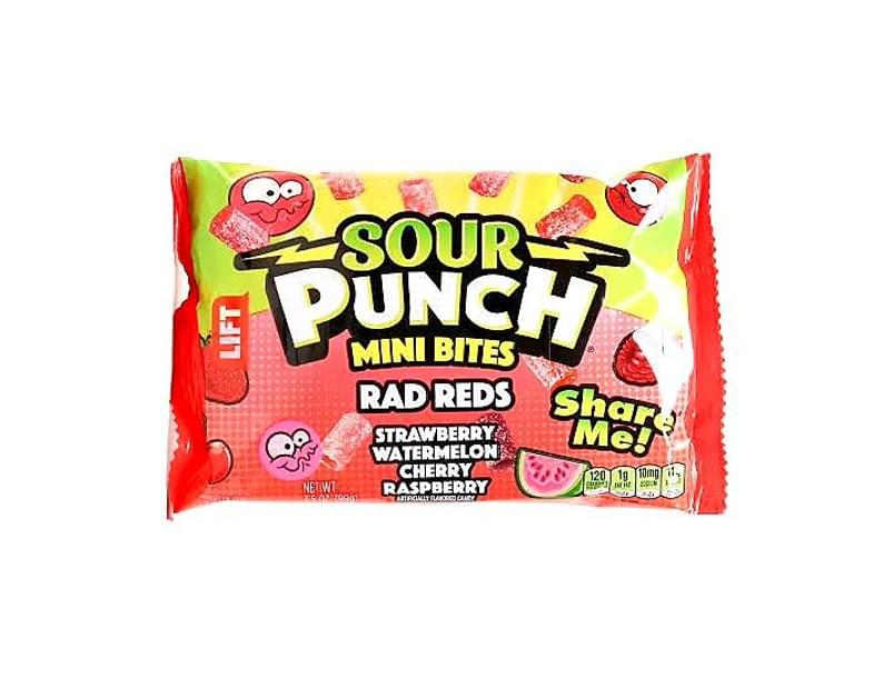 SOUR PUNCH RAD REDS BITES 99G