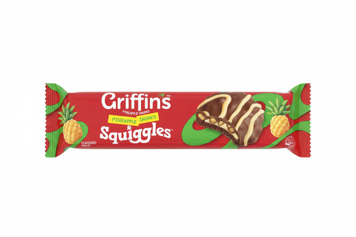 Squiggles Pineapple Chunk 195g