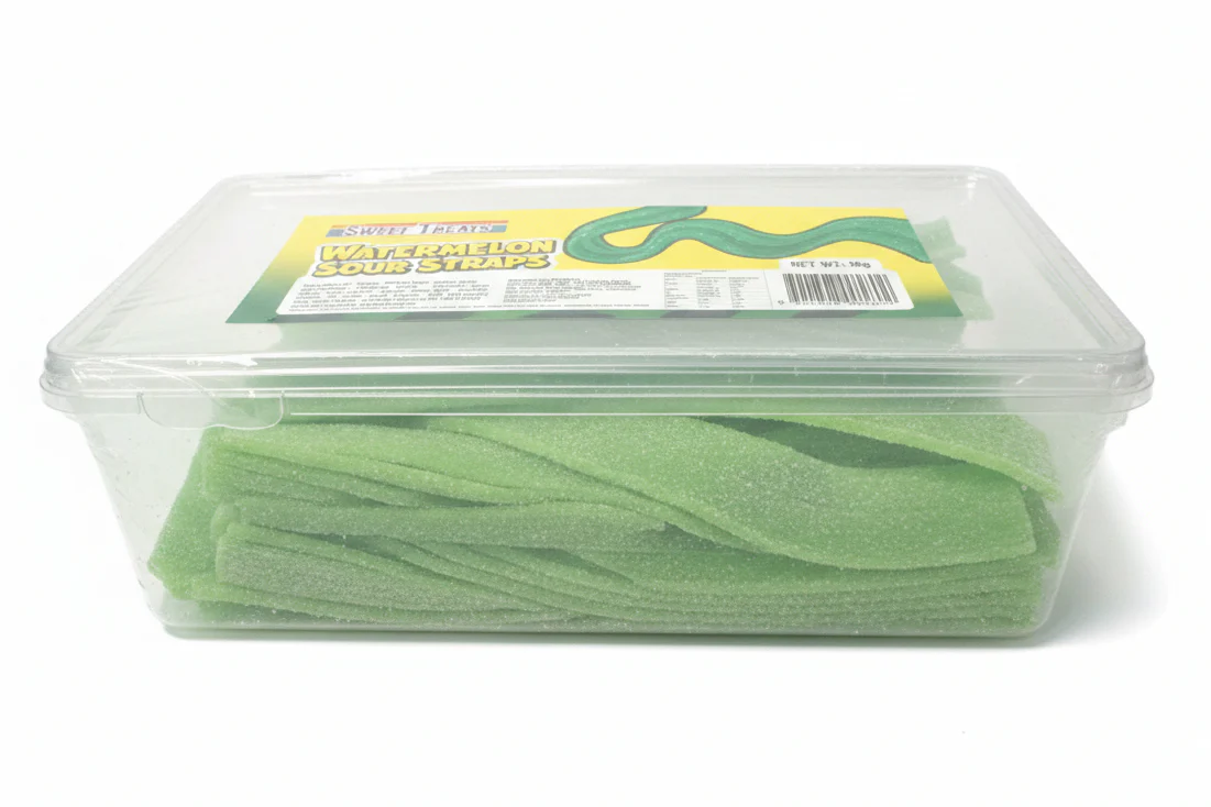 Sweet Treats Watermelon Sour Straps 1kg - Image 2