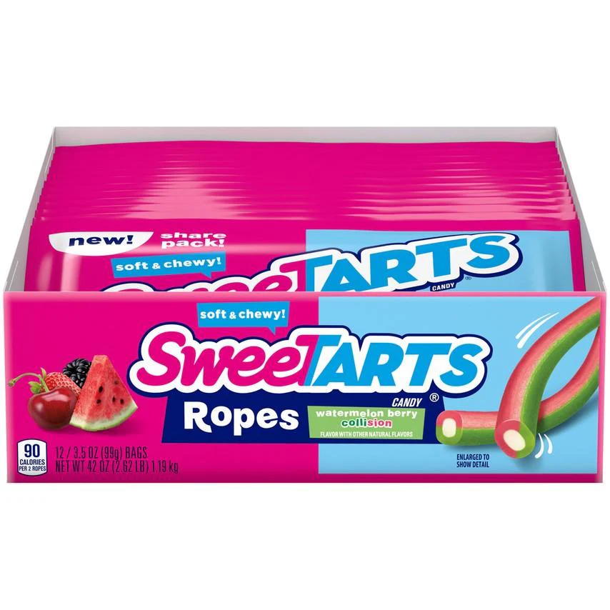 Sweetarts Ropes Watermelon Berry Collision