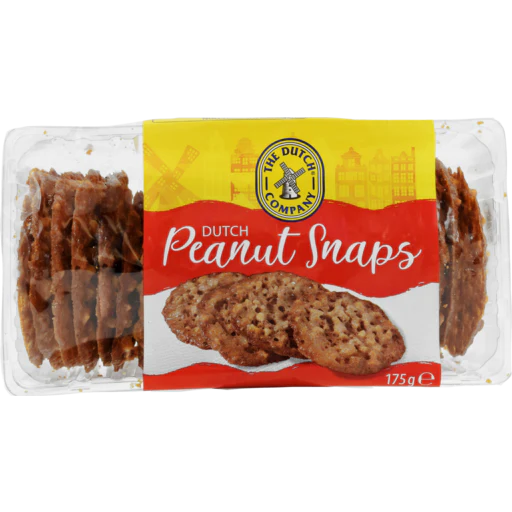 The Dutch Company - Peanut Snaps (Kletskoppen) 175g