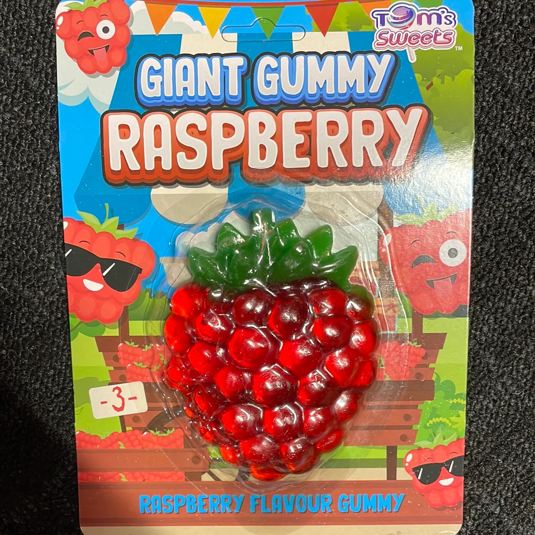 Tom’s Sweets - Giant Gummy Raspberry
