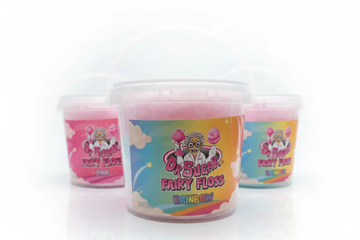 Dr Sugar Fairy Floss - 200g Tub - Image 3
