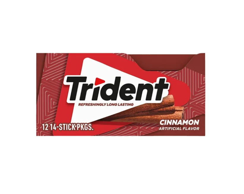 Trident Cinnamon Gum 14 Sticks