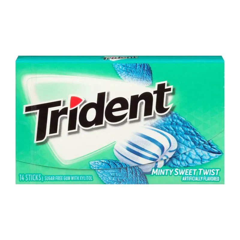Trident Minty Sweet Gum 14 Sticks
