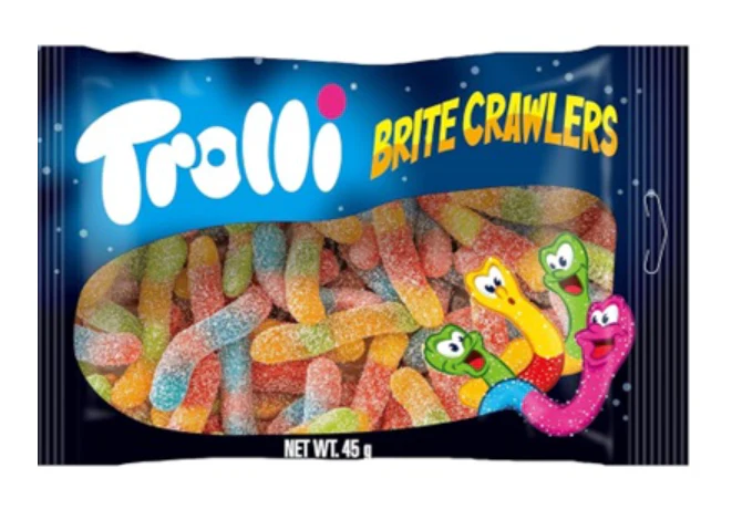 Trolli Sour Britecrawlers Packet 45g