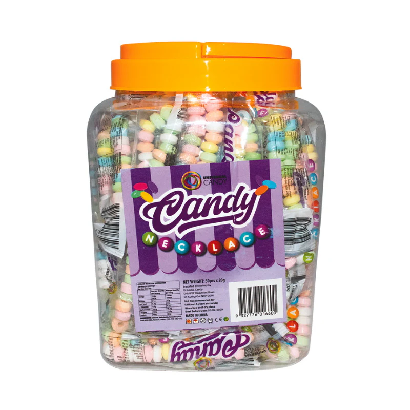 Universal Candy Candy Necklace 50pcs x 20g - Image 3