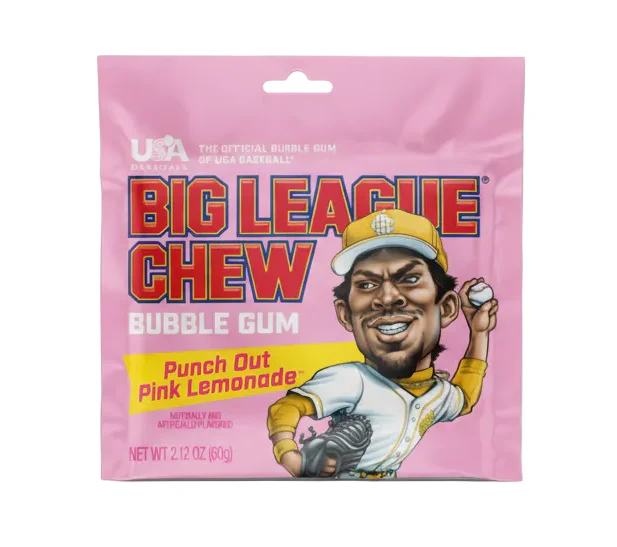 US Big League Chew Pink Lemonade 60g