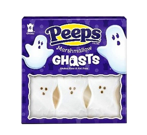 US Peeps Marshmallow Ghosts 6pc 85g