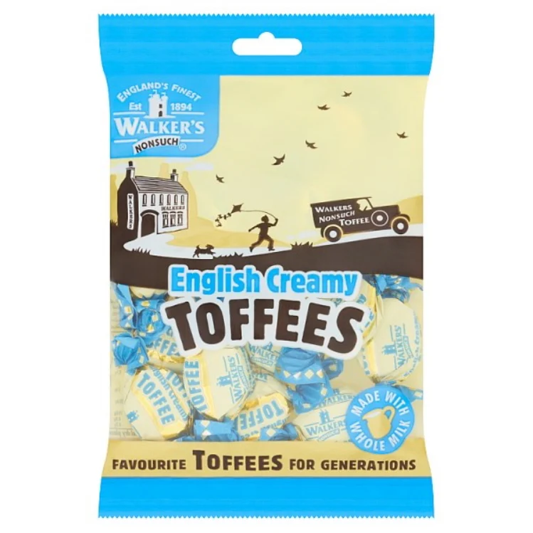 Walker's English Creamy Toffees Bag 150g