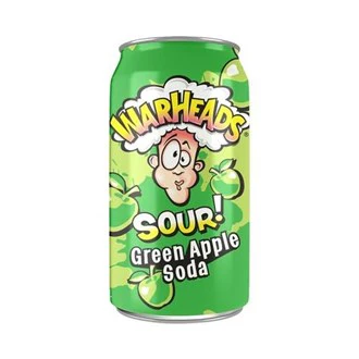 Warheads Green Apple Soda 355ml