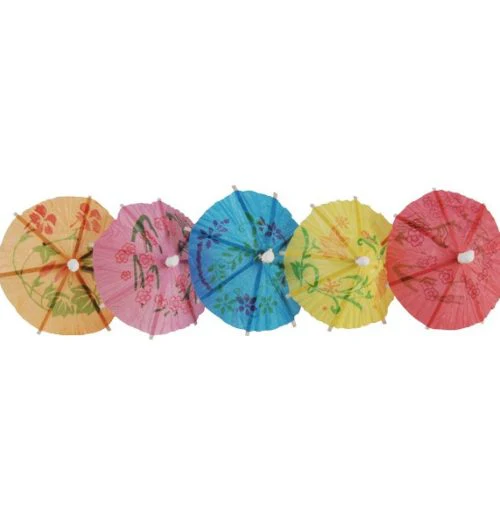 WOBBLY BOOT PARASOLS - MIXED COLOURS - 2000 (20X100)