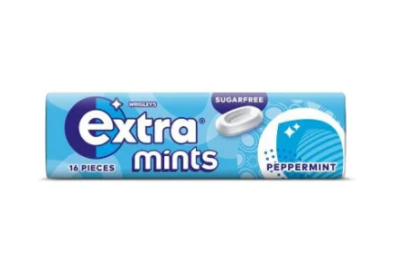 Wrigley's Extra Peppermint Mints Roll 16pcs