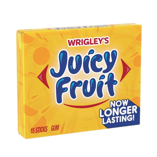 Wrigley's Juicy Fruit Gum 15 Sticks